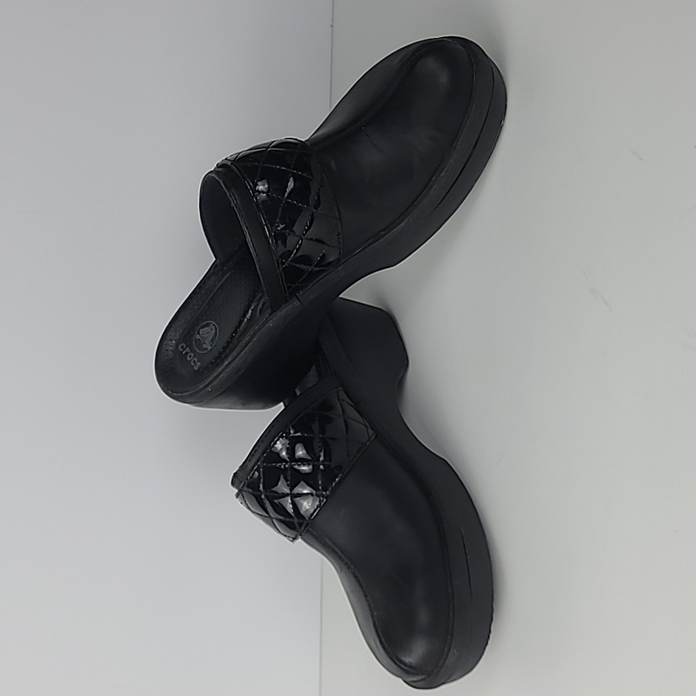 Women's Black Slip-On Clogs